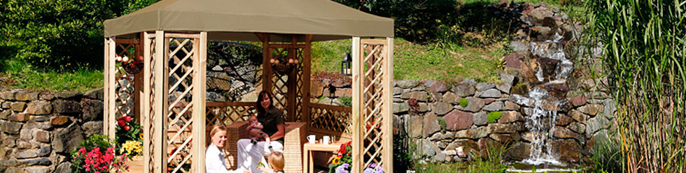 Holz Pavillon für den Garten